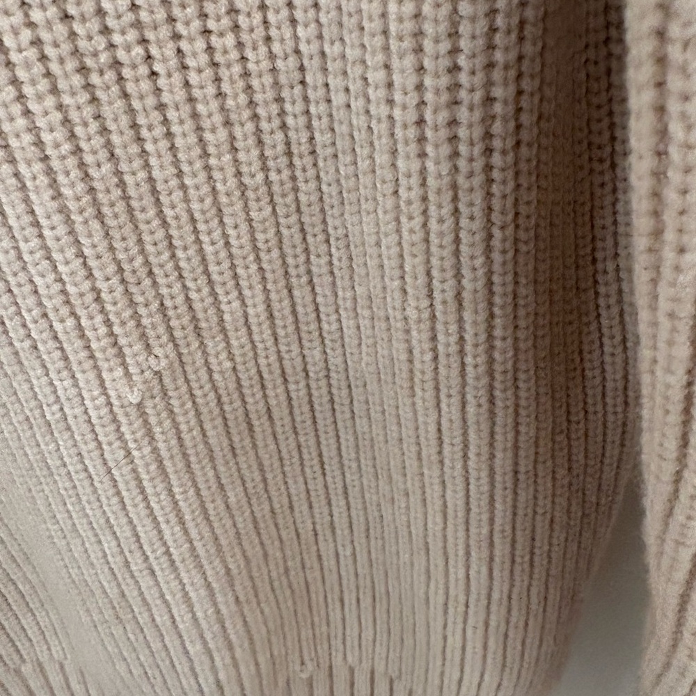 Z Supply Jayce 3/4 Zip Sweater in Oatmeal Size XS - Picture 6 of 13